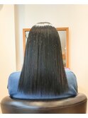 【美髪矯正】極ナチュラル黒髪ストレート