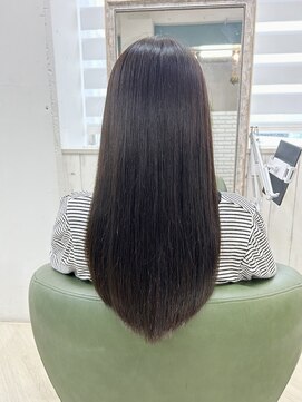 ルヴェール 北方店(LeVert) ナチュラルストレート/髪質改善oggiottoトリートメント