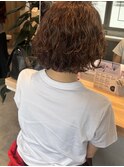 大人パーマボブスタイル