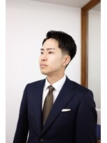 パストアンドニュー(past and new) 七三分け ツーブロック