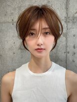 シー バイ ロンド 新宿(Sea by Lond)&nbsp;ミニウルフ×チェリーブラウン[くびれヘア/イメチェン/夏]