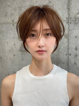 シー バイ ロンド 新宿(Sea by Lond) ミニウルフ×チェリーブラウン[くびれヘア/イメチェン/夏]