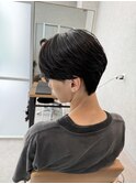 センターパート/ニュアンスパーマ/フェザーパーマ