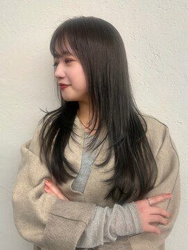 ガルボ ヘアー(garbo hair) オトナ女子 20代 30代 ワンホンレイヤー オリーブグレージュ