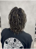 MEN’S HAIR/サーフカール/刈り上げセンターパート