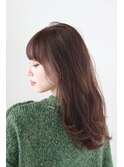 ショコラブラウンセミロング