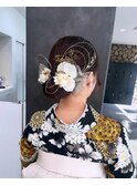 成人式ヘアアレンジ着付け高知美容院