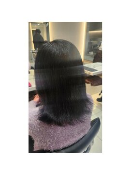 アース 上大岡店(HAIR&MAKE EARTH) ダークトーンで整えた艶のあるスタイル【上大岡】