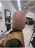 白髪ぼかしブリーチカラー