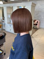 オブジェ シエル(obje't ciel) 【obje't ciel】ライトブラウン/切りっぱなしボブ【佐藤早希】