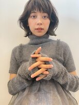 トリッカ 銀座(tricca)&nbsp;くびれレイヤーボブ/シースルーバング/透明感ブラウン