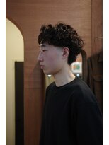 エディ(Edy)&nbsp;メンズマッシュカーリーパーマスペインカール刈り上げケアパーマ