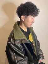 ラフ バイ マグ 南松本(R.A.F. by Mag)&nbsp;波巻きパーマメンズマッシュウルフカットツイストパーマ刈り上げ