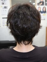 ナクレヘアー(nacure hair) 癖をいかしたパーマ風ショートスタイル