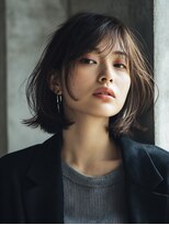 ロッソ 大橋店(Rosso) 暗髪の軽やかニュアンスボブ【大橋】