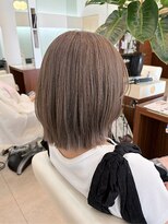 ヘアーアンドエステ ハラダ 滝ノ水店(Hair&Esthe Harada) ケアブリーチダブルカラー/アッシュブラウン/レイヤーカット
