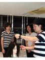 アース 千葉店(HAIR&MAKE EARTH) 教育リーダーでもある倉橋さん(・。・;