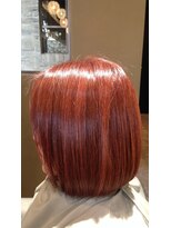 ハグ(Hug)&nbsp;[Hug][鹿沼]グレイヘアのままでO.K.ピンク系ボブ×ハイライト