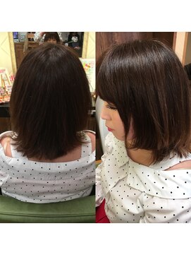ピッカヘアーデザイン(PICKA hair-design) お顔包み込む、可愛い系女子ヘア