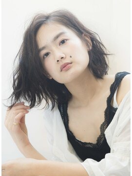 キープへアデザイン(keep hair design) 【自由が丘KEEP】黒髪似合わせパーマボブ