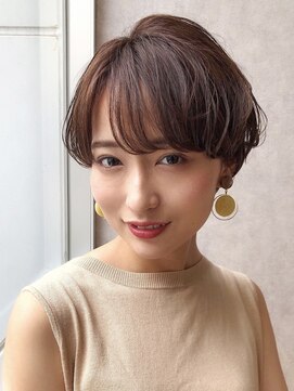サンド 表参道(sand) 前髪ありのオトナ可愛いショート