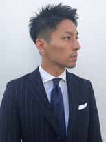エス ヘア サロン(S. HAIR SALON)&nbsp;ビジネスシーンにもアップバング刈り上げショートレイヤー