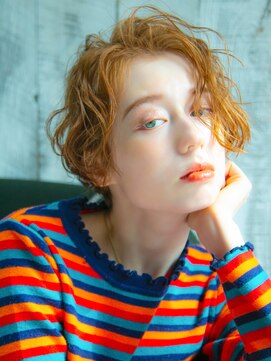 ロンドアベニール 北千住(Lond avenir) namie   メンズライクショートパーマスタイル