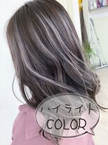 エニーハウ 川口駅東口(Hair & Make anyhow)&nbsp;立体感！ホワイトシルバーハイライトカラー