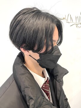 ロミーオム 本厚木(ROMMY. Homme) 前下がりまとまりスタイル