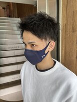 アヴァンス 天王寺店(AVANCE.) MEN'S HAIR 刈り上げ×アップバング×ソフトツイスト