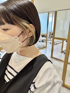 ケースタイルシェノン(K-STYLE CHAINON) ボブ×インナーカラー