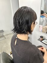 ヘアー アイス 御器所本店(HAIR ICI) 20代30代40代大人可愛いボブパーマふわっとナチュラルくせ毛風