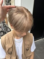 ロンド レア 天神大名店(Lond Le’a)&nbsp;ダブルカラーミルクティーベージュケアブリーチハイトーン韓国