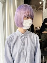 ラニヘアサロン(lani hair salon)&nbsp;ピンクパープル/ハイトーン/ケアブリーチ/ダブルカラー