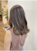 【30代】つるりんちょ。ZERO髪質改善カラー×美髪透明感カラー