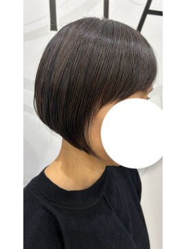 タクミフォーヘアー(TAKUMI for hair) ミニボブ白髪ぼかしハイライトカラー