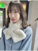 Blue～鎖骨ミディアム　ブルベ　甘めブラウン～