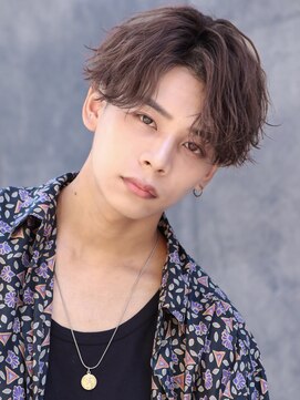 オーシャントーキョー 原宿(OCEAN TOKYO) 波巻きパーマメンズツイストスパイラルパーマセンターパート