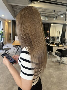 ナンバー(number+) 20代30代40代ダブルカラーミルクティーアッシュ透明感