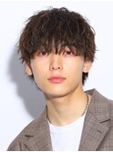 刈り上げツーブロックソフトツイストマッシュショートビジネス日