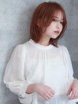 ルー ハナレ(Luu HANARE)&nbsp;ピンクベージュレイヤースタイル神戸/東灘/住吉/岡本/摂津本山