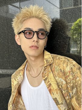 レタッチ バイ フィフス 天神大名(RETOUCH by fifth) スパイキーショートパーマビジネスヘアメンズパーマ刈り上げ