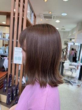 エイムコーゾー美容室(AiM KOZO) 切りっぱなし外ハネボブ/Ju