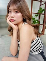 ソピ バイ インビテーション(sopi by invitation)&nbsp;“NARUOKA”くびれヘア/顔まわりレイヤー/くすみベージュ