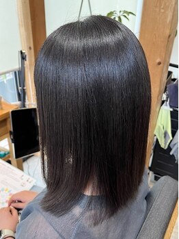 シモンズ ヘアー(SHIMONS HAIR)の写真/SHIMONS HAIRのリンクシャンプー・トリートメントで髪質改善◎しっとり艶やかな美髪に☆【姫路/仁豊野】