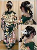 ポニーテールヘアアレンジ
