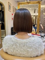 ロンドアベニール 北千住(Lond avenir)&nbsp;イメチェン外ハネボブ美髪ワイドバングレイヤー髪質改善縮毛矯正