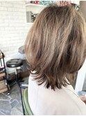 ダメージレス白髪染ぼかし特化salon!ハイライト／グレージュ