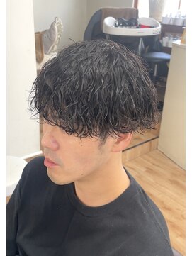 ハニー(HONEY) 波巻きスパイラルパーマ/波巻きパーマ/岡崎メンズパーマ
