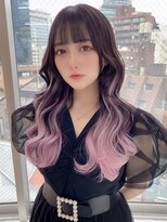 ラピステン 福岡天神 大名店(Lapis) エクステ/ピンク/グラデーション/髪質改善/ブラウン